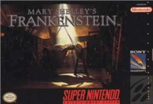 Mary Shelley's Frankenstein box art for Super Nintendo